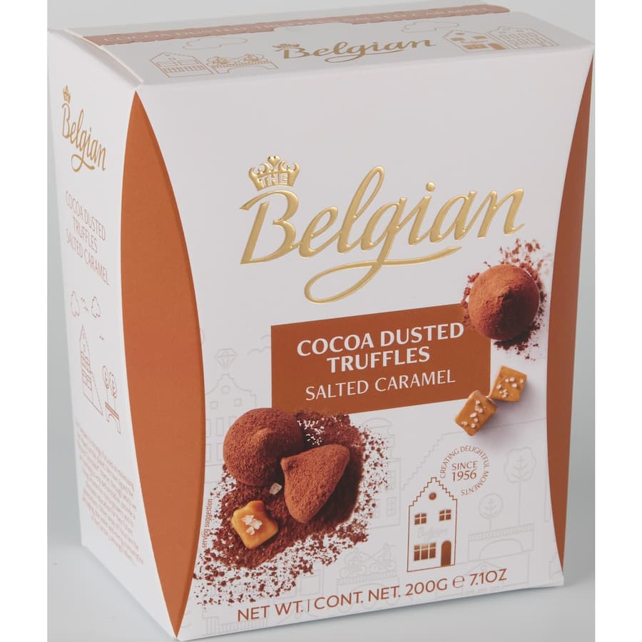 Belgian Truffles Cocoa Dusted Salted Caramel