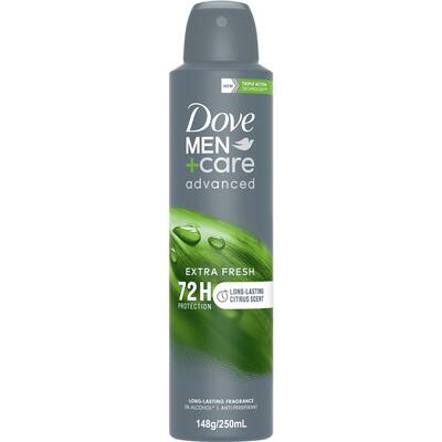 dove men + care advanced antiperspirant aerosol extra fresh