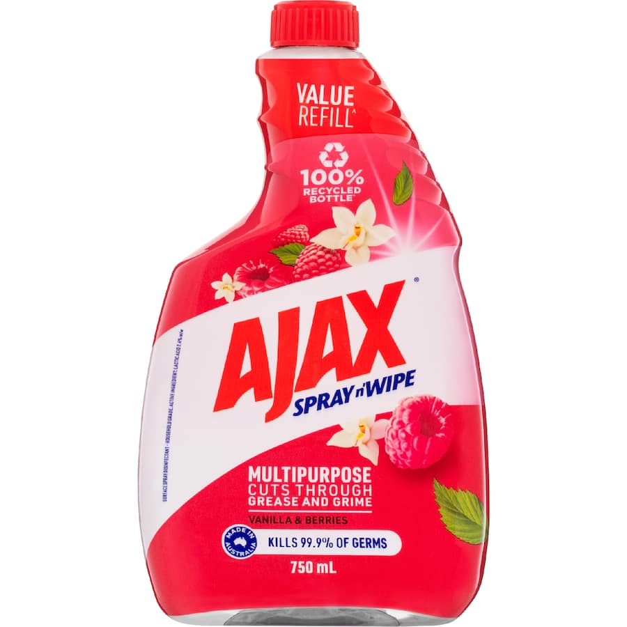 Ajax Spray N Wipe Multipurpose Cleaner Vanilla & Berries