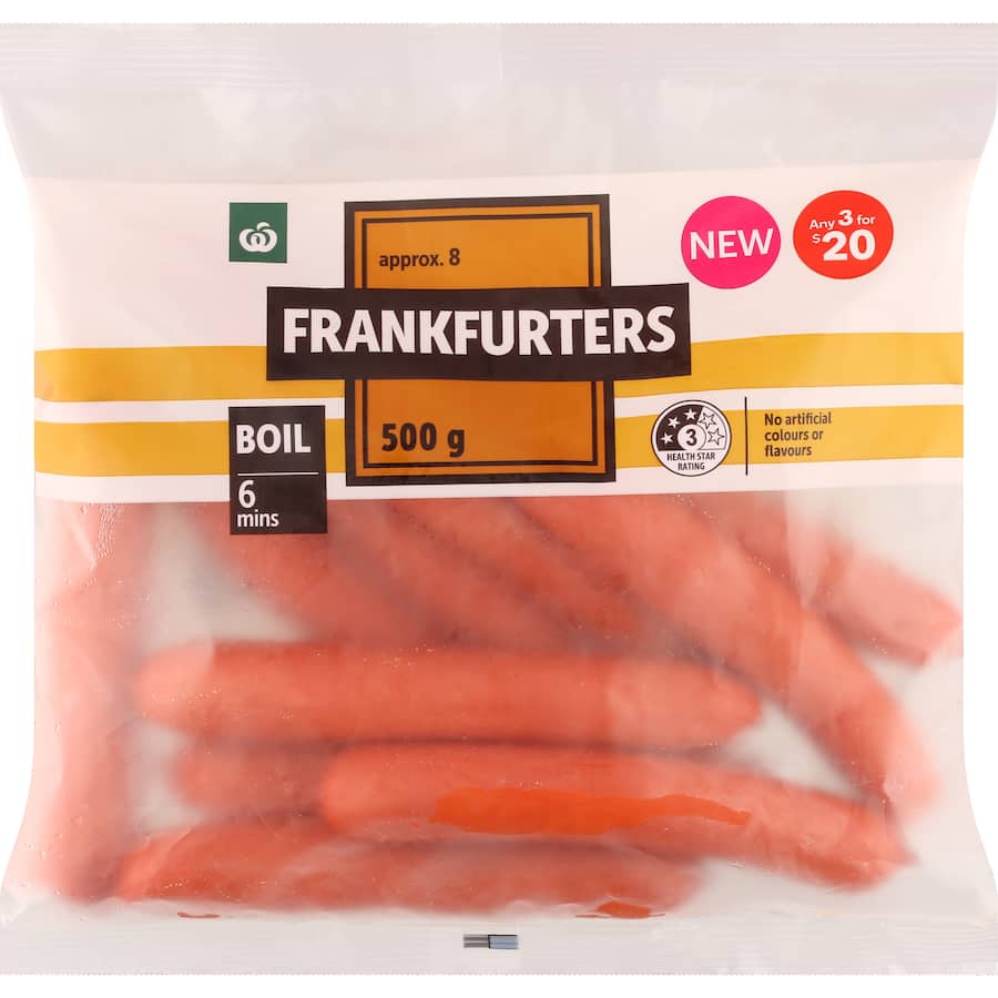 Woolworths Frankfurters