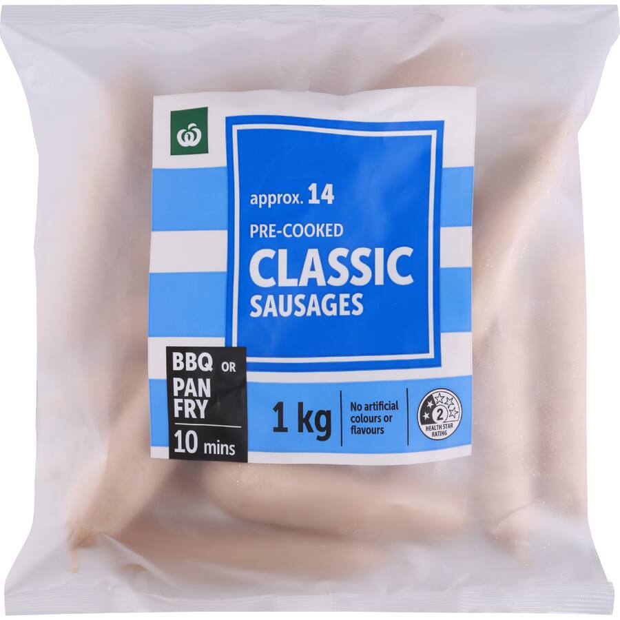 Woolworths Sausages Precooked Chicken