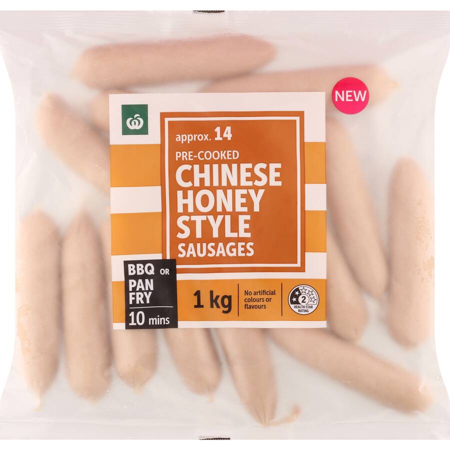 Woolworths Sausages Precooked Chinese Honey Style