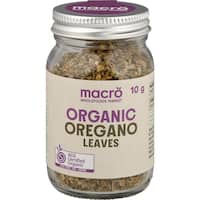 Macro Organic Oregano Leaves