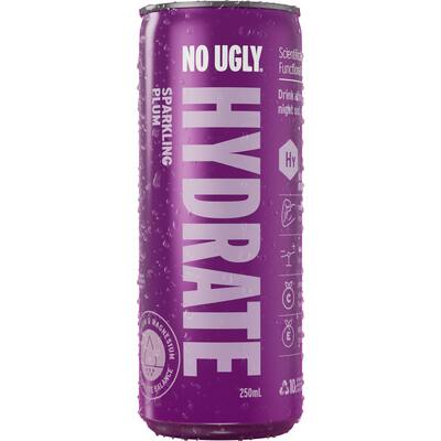 no ugly fruit drink hydrate - sparkling plum