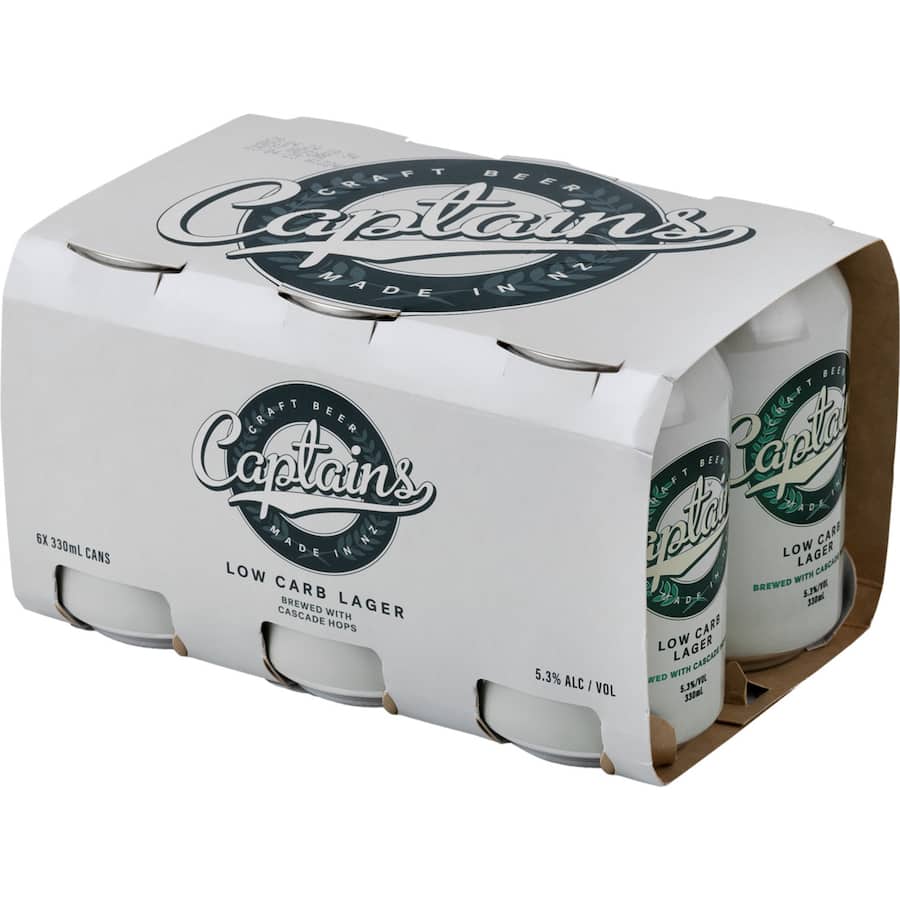 Captains Beer Lager Low Carb