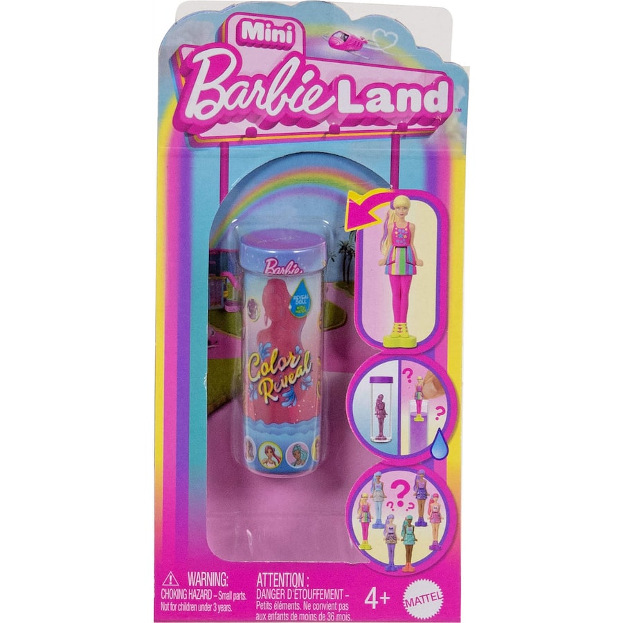 Mini Barbieland Colour Reveal Doll Assorted
