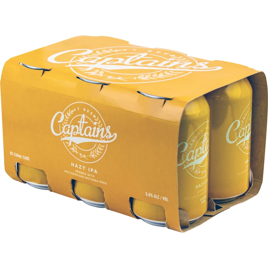 Captains Craft Beer Hazy Ipa