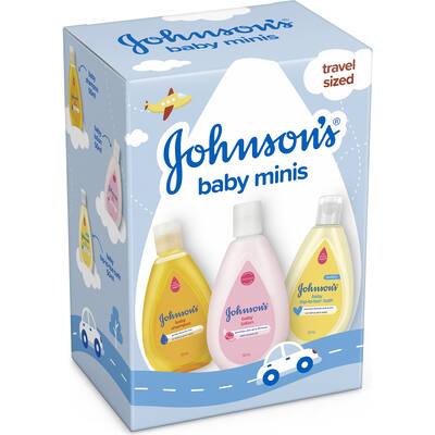 johnsons baby starter kit minis travel sized