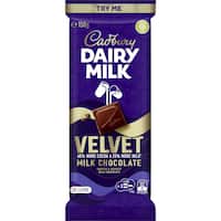 cadbury chocolate block velvet milk