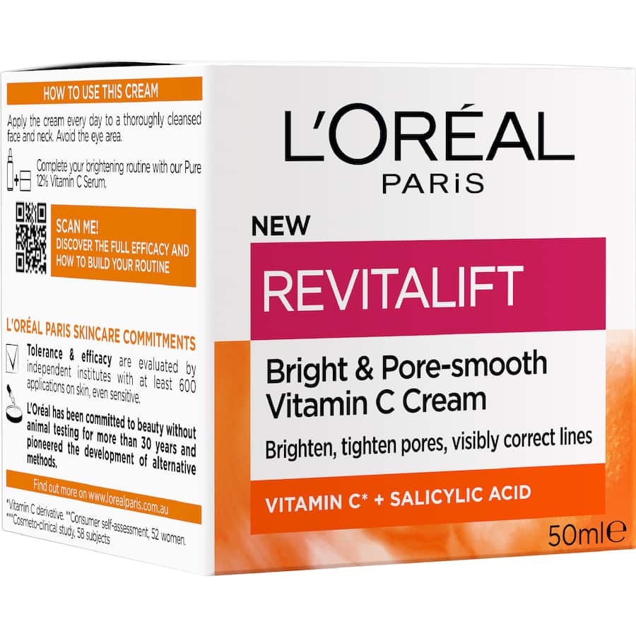 L'oreal Face Moisturiser Vitamin C Brightening