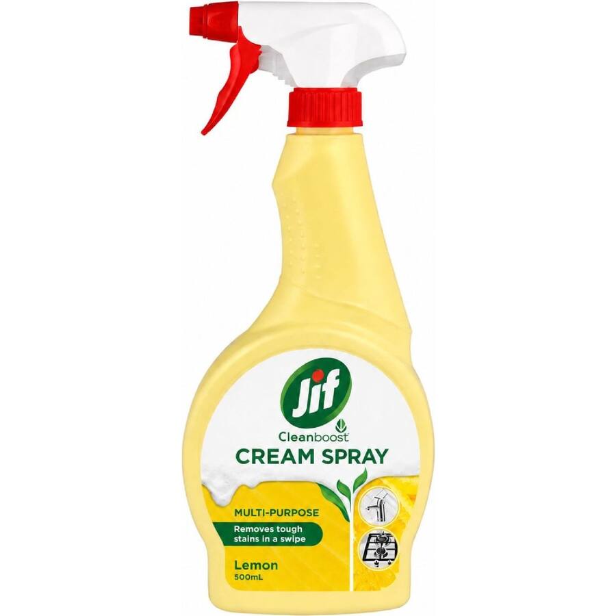 Jif Clean Boost Cream Spray Multi-Purpose, Lemon