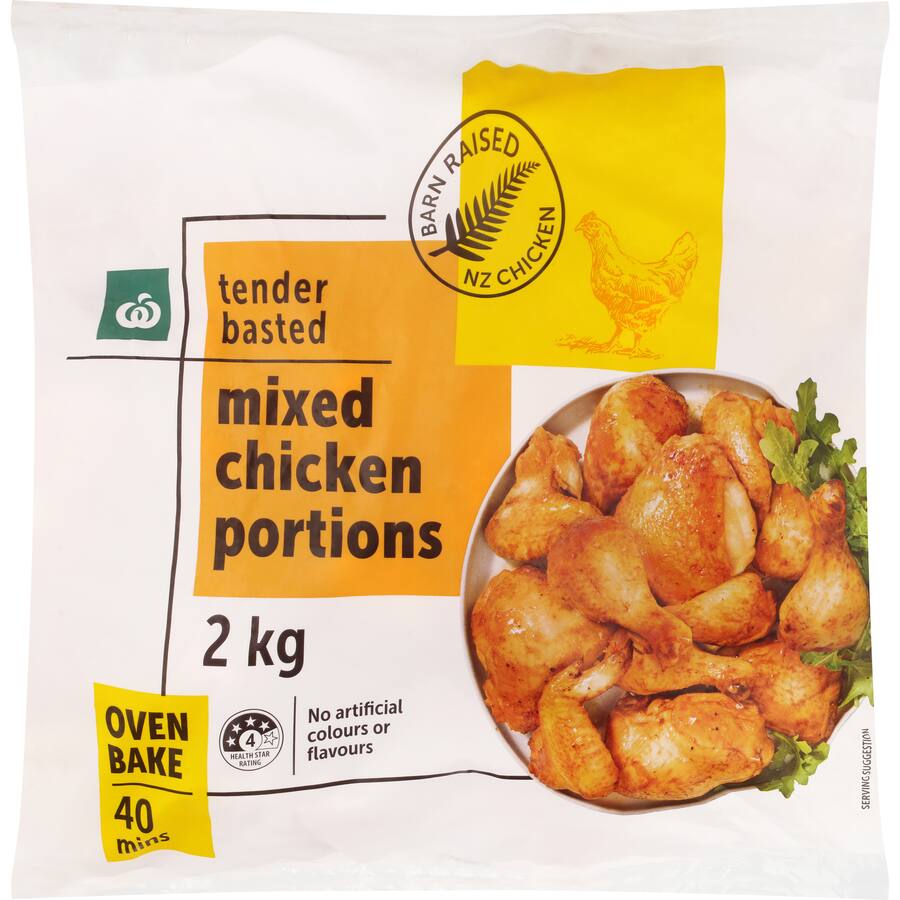 Woolworths Chicken Portions Tender Basted Mixed