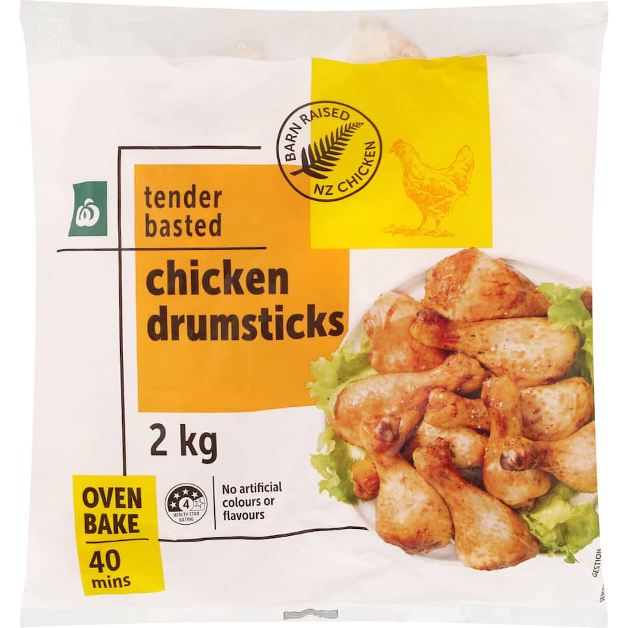 Woolworths Chicken Drumsticks Tender Basted