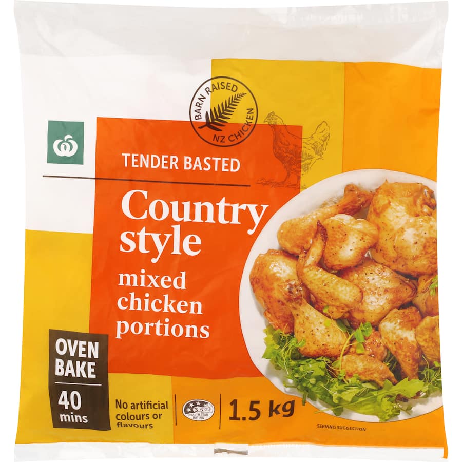 Woolworths Chicken Portions Tender Basted Country Style