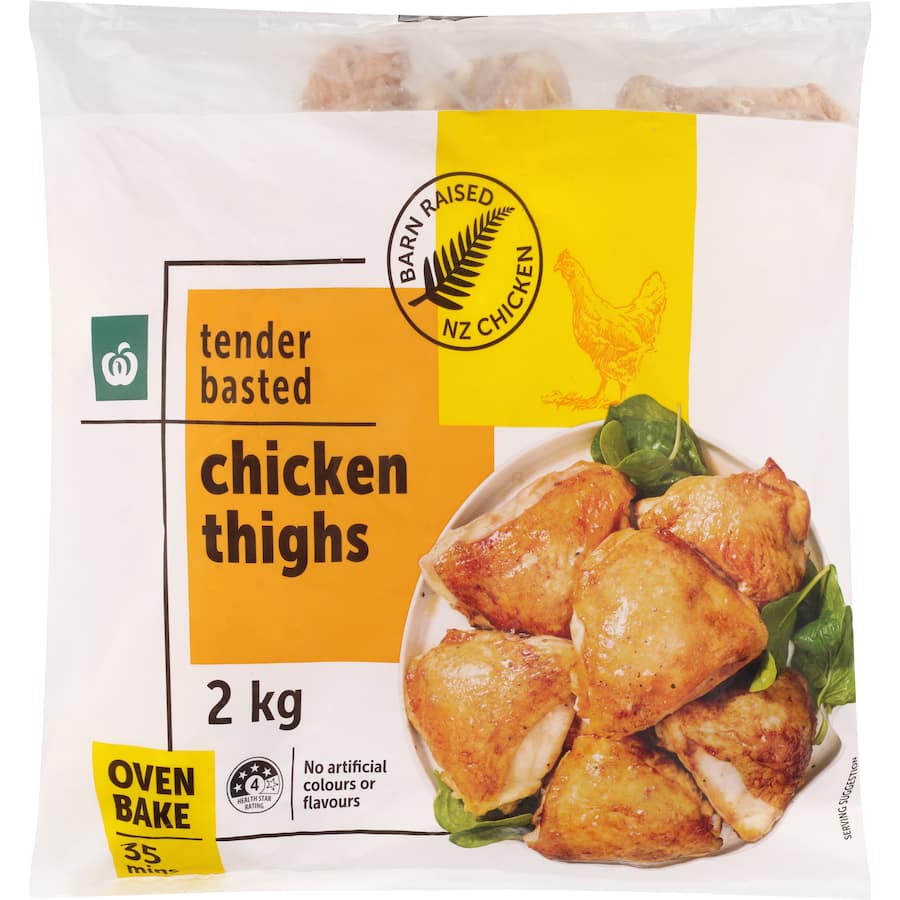 Woolworths Chicken Thighs Tender Basted