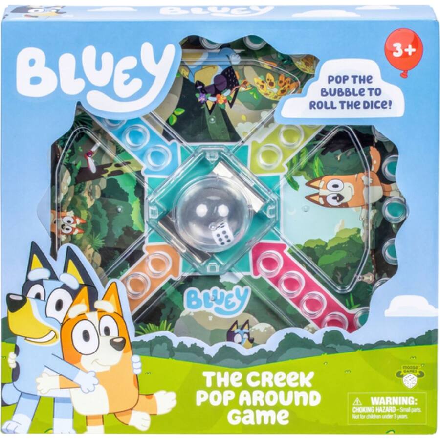 Bluey Toy The Creek Pop Around Game