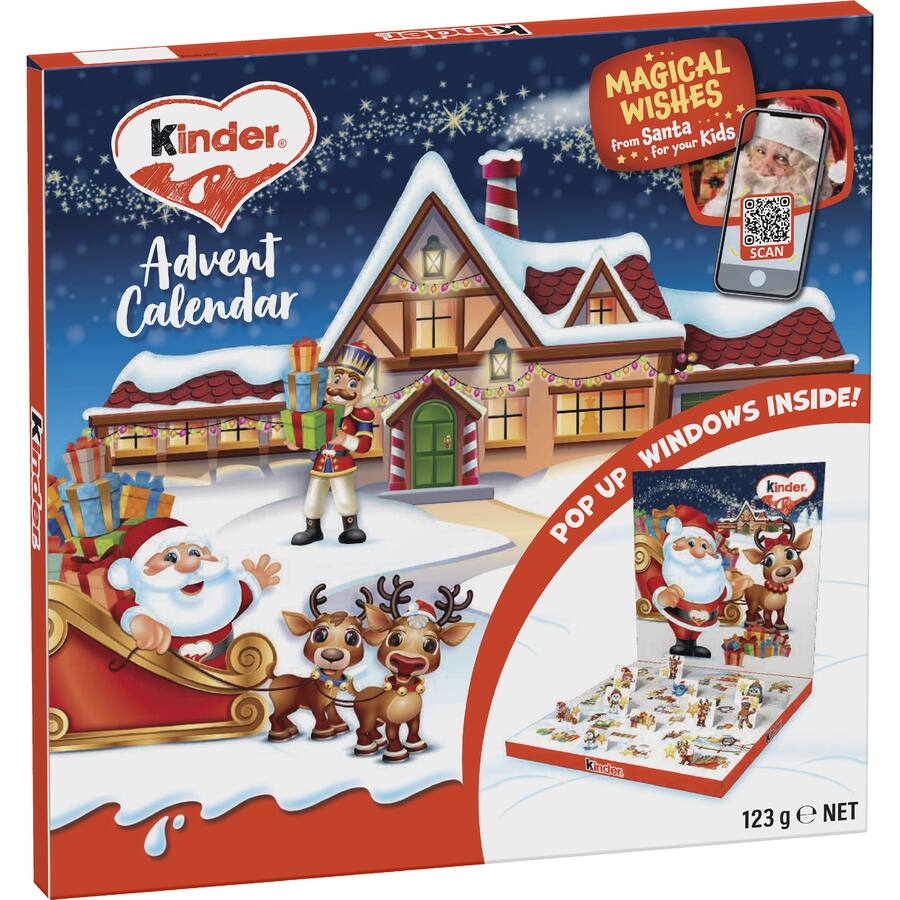 Kinder Advent Calendar Chocolate Mix Pop Up