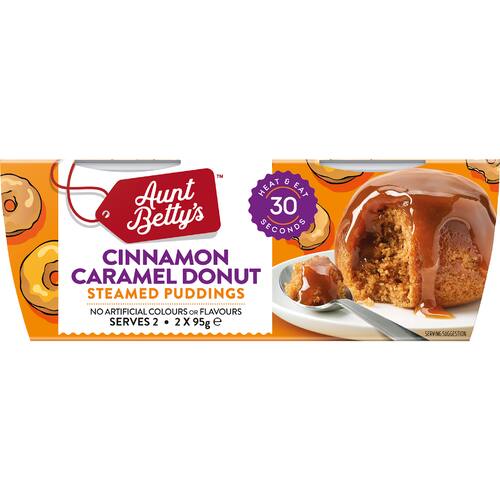 Aunt Bettys Steamed Pudding Cinnamon Caramel Donut 190g