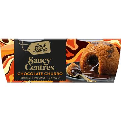 aunt bettys saucy pudding chocolate churro 200g