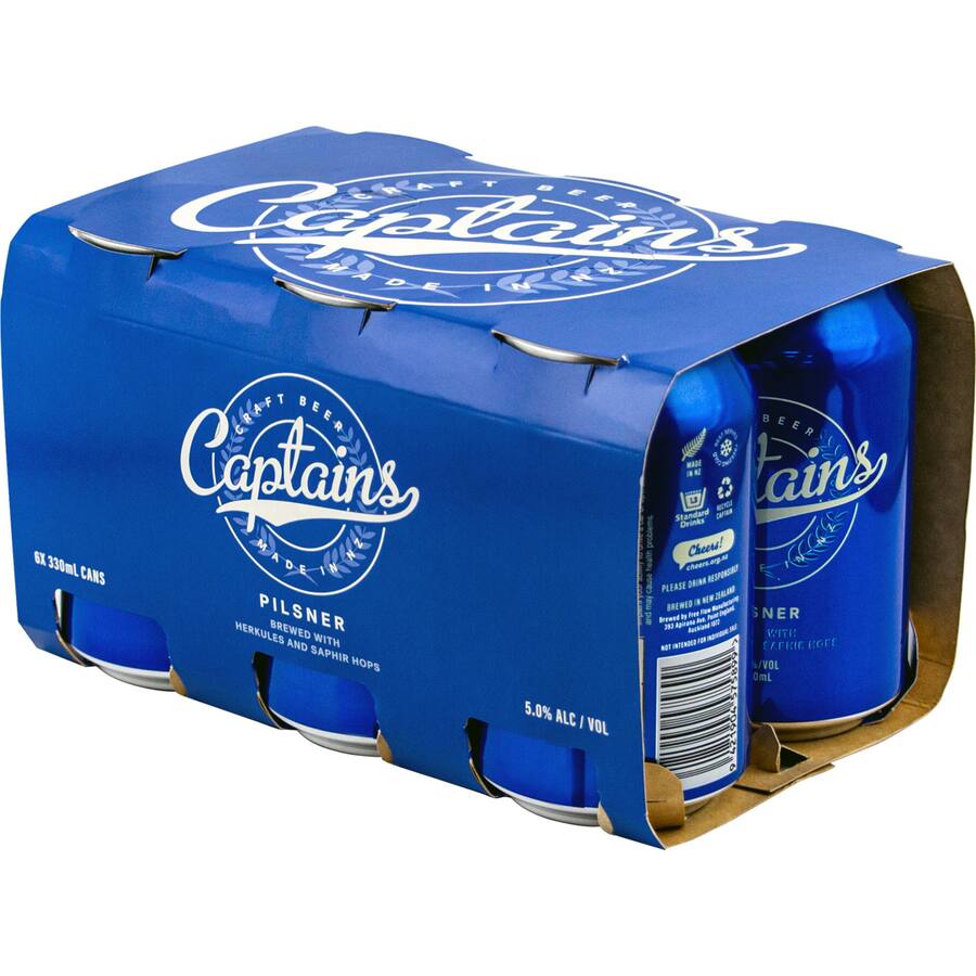 Captains Craft Beer Pilsner Lager
