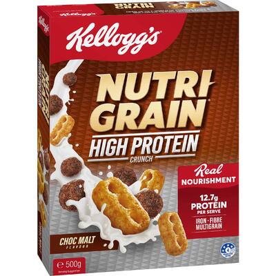 kelloggs cereal nutrigrain high protein