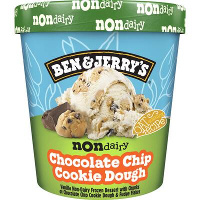 ben & jerry's dairy free ice cream chocolate chip cookie dough