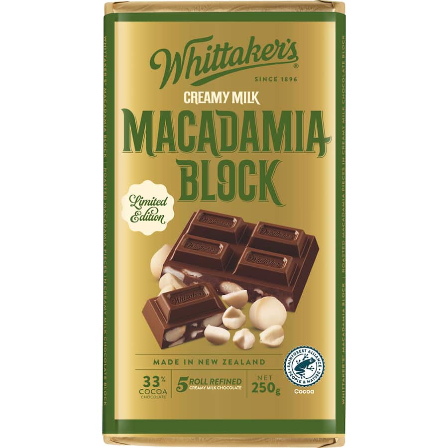Whittakers Chocolate Macadamia