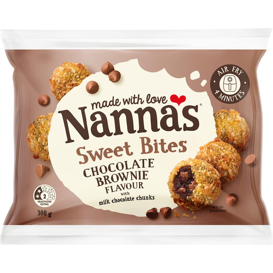 Nannas Sweet Bites Chocolate Brownie Flavour