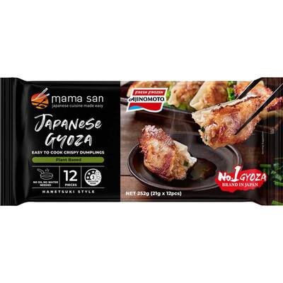 mama san dumplings japanese gyoza plant based