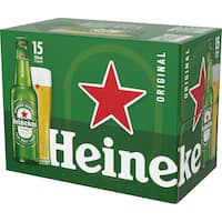 Heineken Lager Beer Bottles (15 x 330ml)