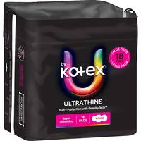 U By Kotex Pads Ultrathins Super Value Pack