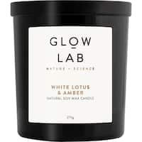 Glow Lab Natural Soy Candle White Lotus & Amber