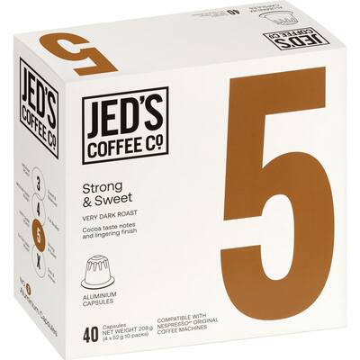 jeds coffee capsules 5 extra strong