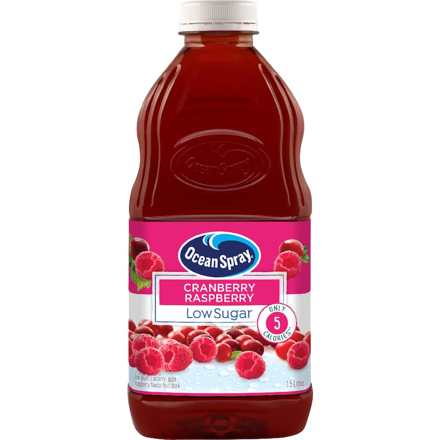 Ocean Spray Low Sugar Fruit Drink Cranberry Raspberry