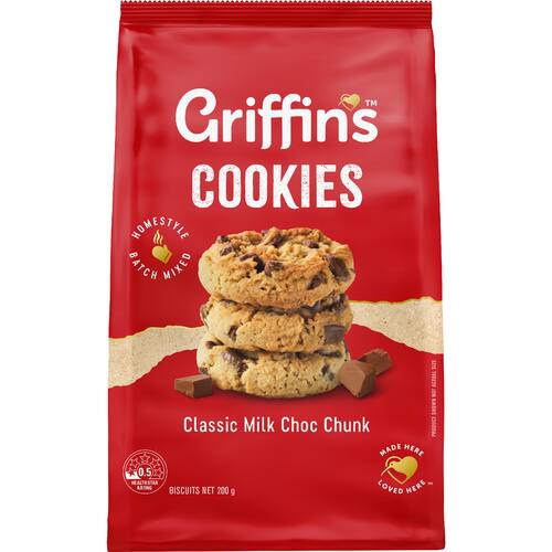 Griffins Cookies Classic Milk Chocolate
