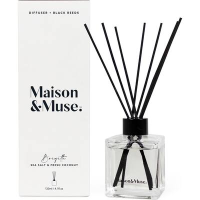 maison & muse reed diffuser sea salt & fresh coconut
