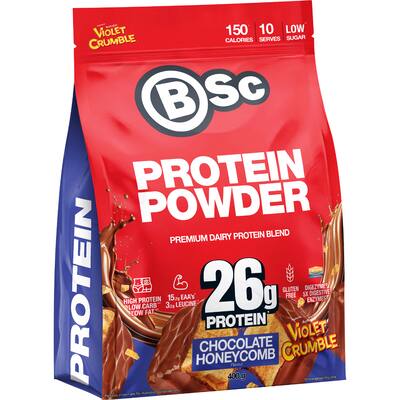 bsc protein powder violet crumble choc
