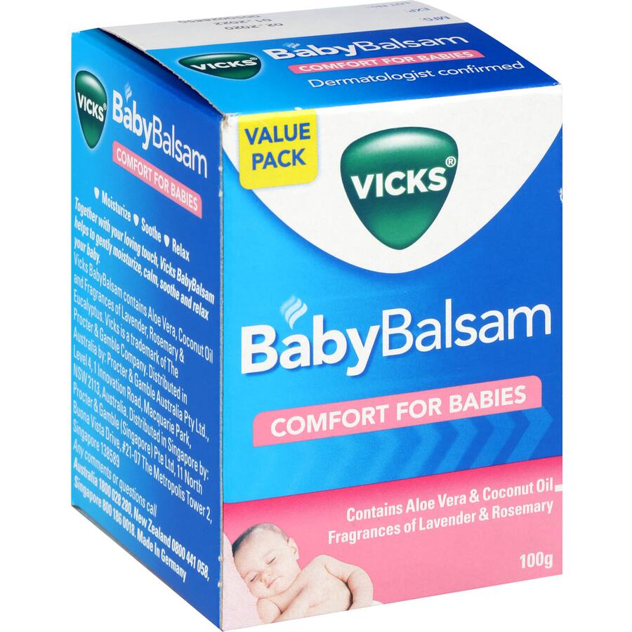Buy Vicks Baby Balsam Decongestant Rub online at Woolworths NZ