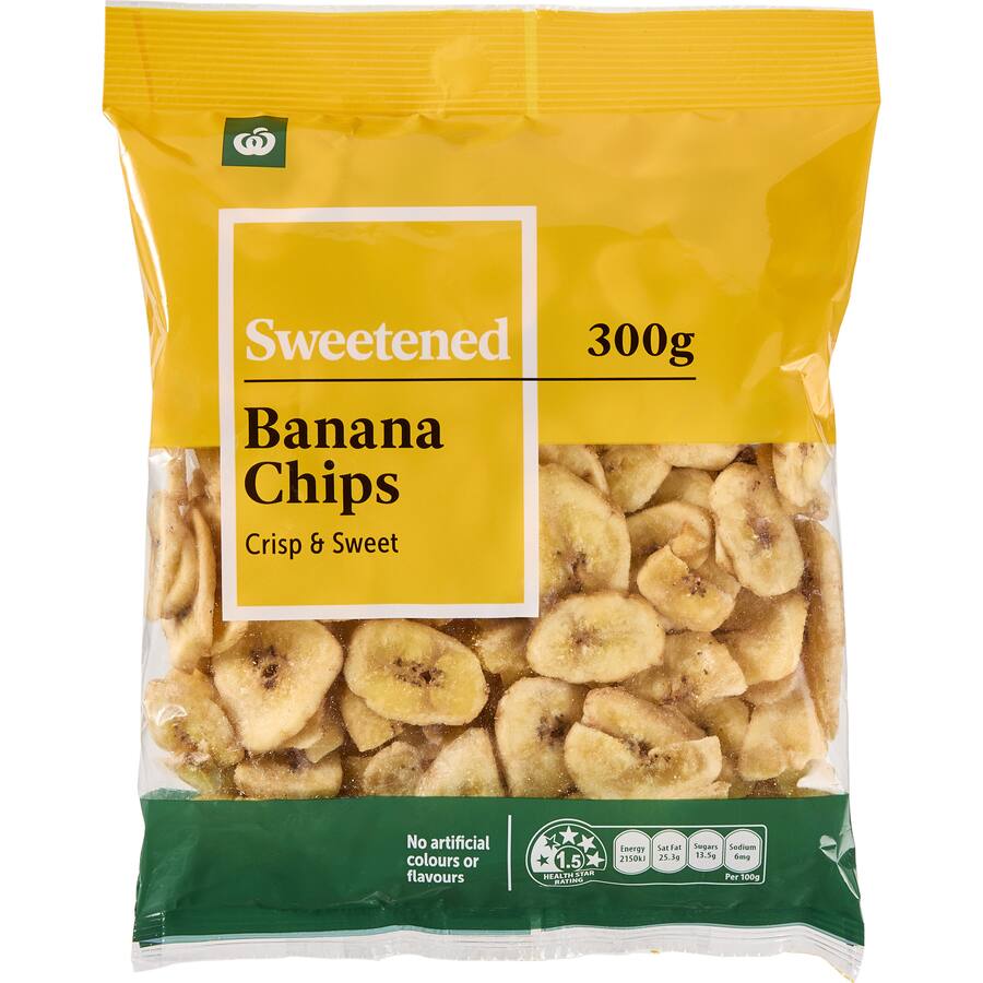 Woolworths Dried Banana Chips