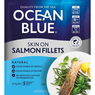 ocean blue salmon portions