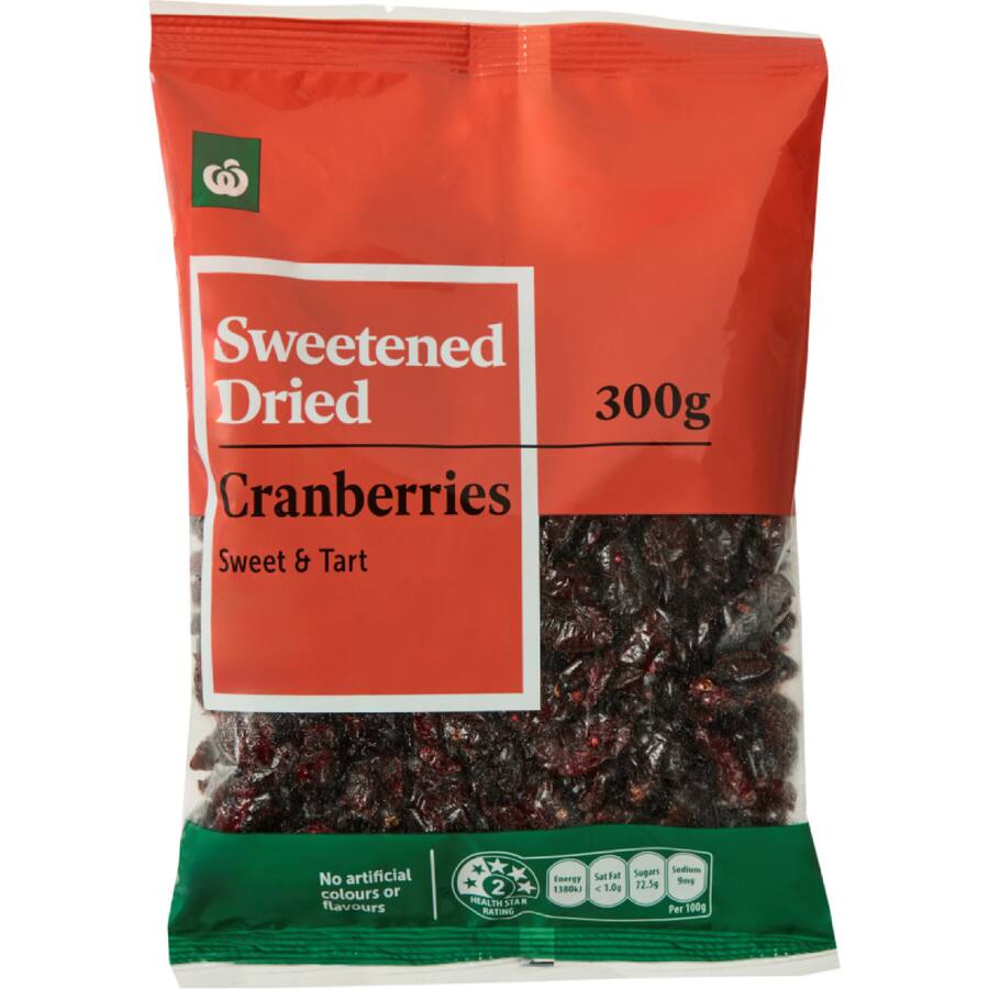 Woolworths Dried Cranberry