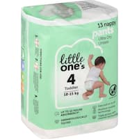 little one's convenience nappy pants toddler boys & girls 10-15kg size 4 (13pk)