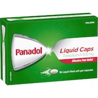 Panadol Liquid Capsules With Paracetamol