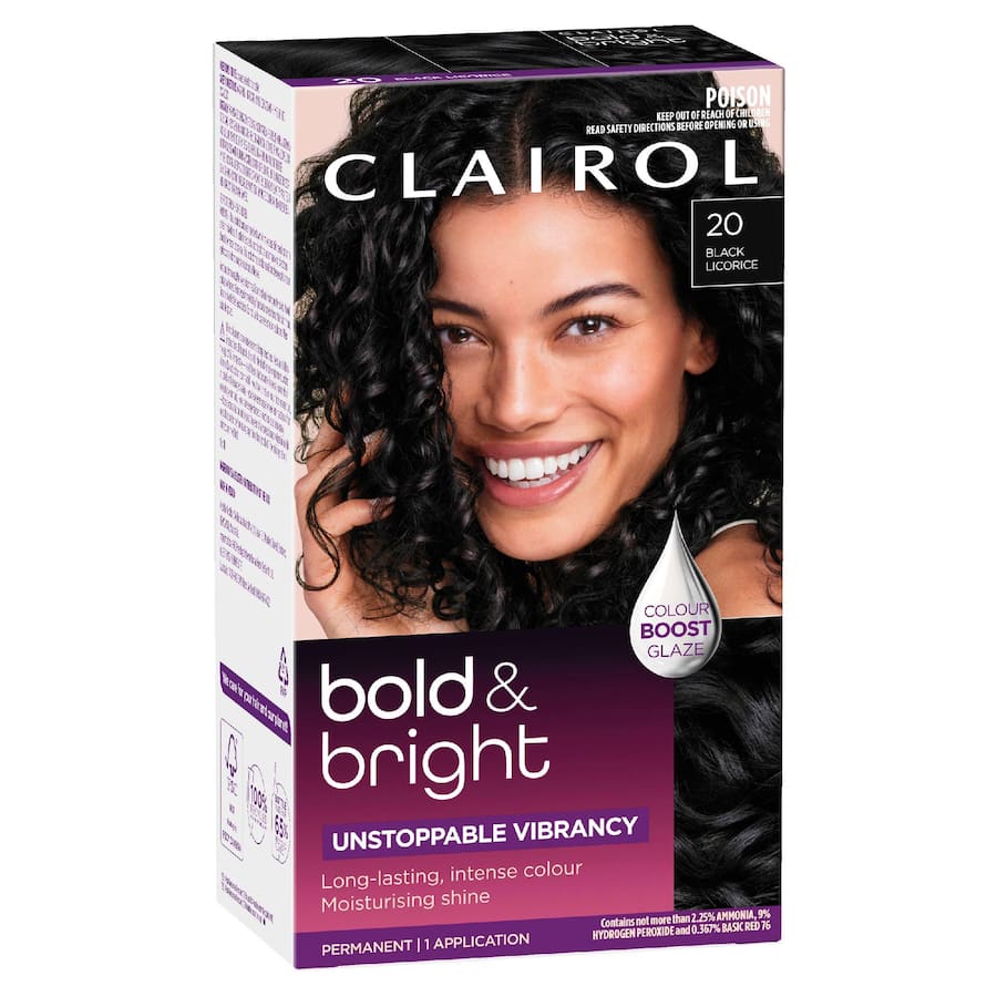 Clairol Bold & Bright Hair Colour Black Licorice 20