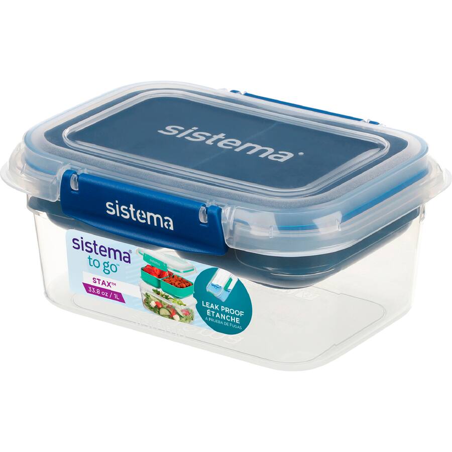 Sistema Food Container Stax To Go Rectangle