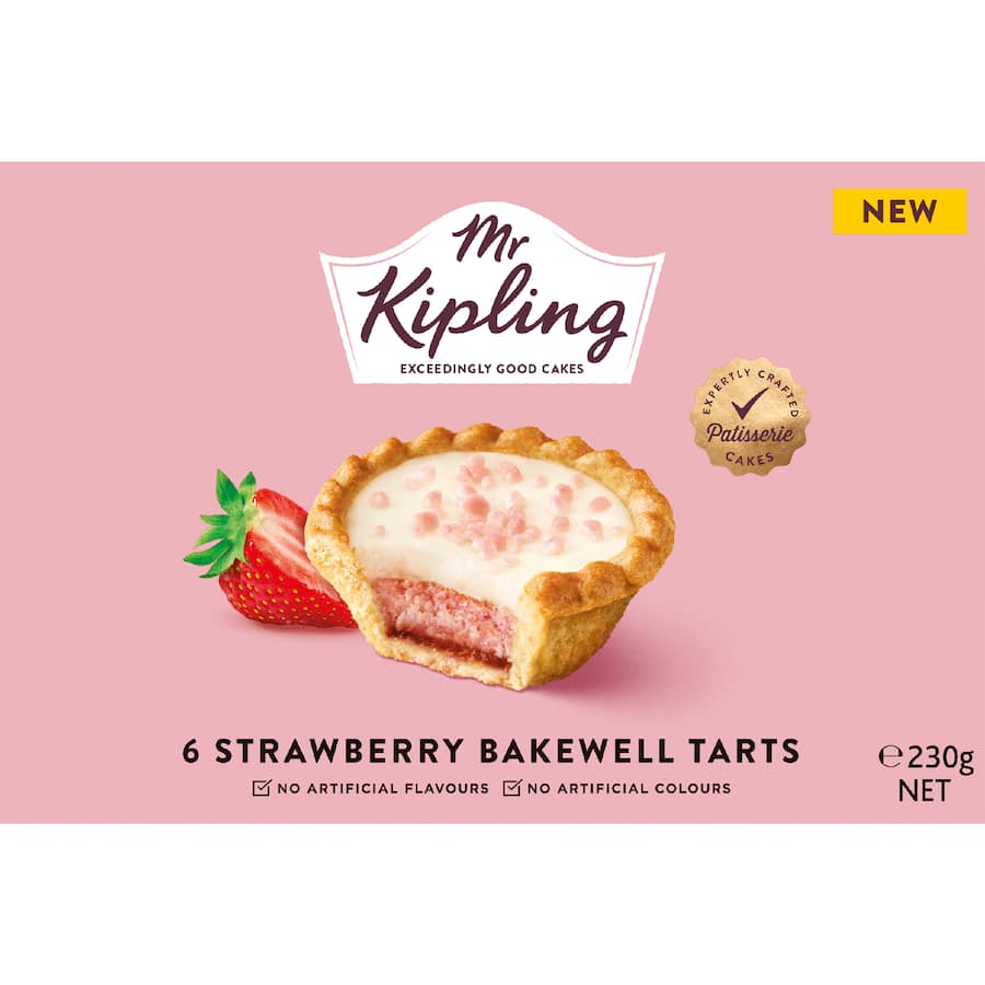 Mr Kipling Bakewells Strawberry