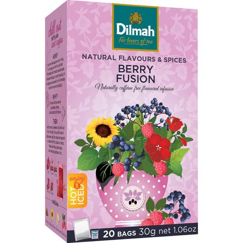 Dilmah Fruit Tea Bags Berry Fusion