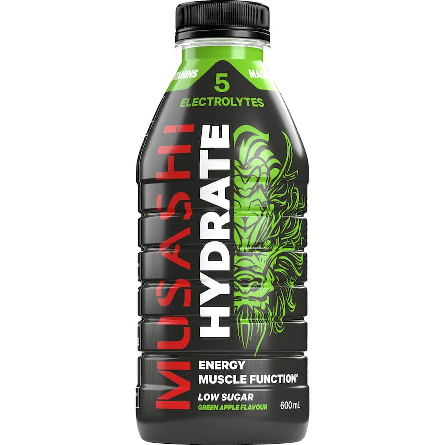 Musashi Hydration Drink Green Apple