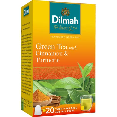 Dilmah Green Tea With Cinnamon & Turmeric