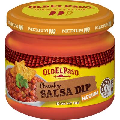 old el paso dip chunky salsa medium